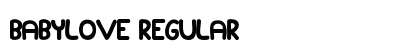 Babylove Regular Font Preview Babylove Regular Font Preview