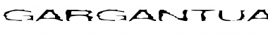 Gargantua Plain Font