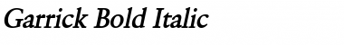 Garrick Bold Italic