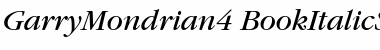 GarryMondrian4 Font