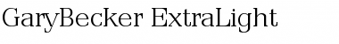 Download GaryBecker-ExtraLight Font
