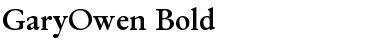 Download GaryOwen Bold Font