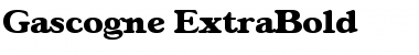 Download Gascogne-ExtraBold Font