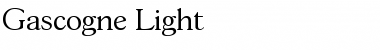 Download Gascogne-Light Font