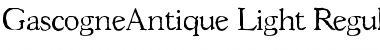 GascogneAntique-Light Regular Font