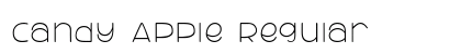 Candy Apple Regular Font Preview Candy Apple Regular Font Preview
