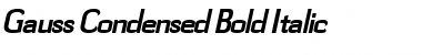 Download Gauss-Condensed Font