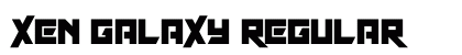 Xen Galaxy Regular (OpenType) Font Preview Xen Galaxy Regular (OpenType) Font Preview