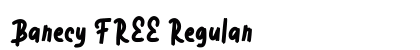 Barecy FREE Regular Font Preview Barecy FREE Regular Font Preview