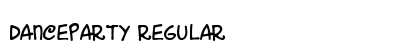 DanceParty Regular Font Preview DanceParty Regular Font Preview