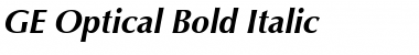 GE Optical Bold Italic