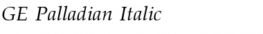 GE Palladian Italic