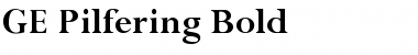 GE Pilfering Bold Font