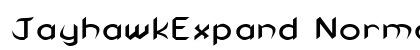 JayhawkExpand Normal Font Preview JayhawkExpand Normal Font Preview