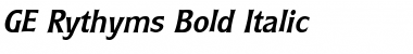 GE Rythyms Bold Italic