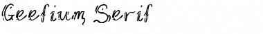 Download Geefium Serif Font