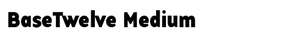 BaseTwelve Medium (OpenType) Font Preview BaseTwelve Medium (OpenType) Font Preview