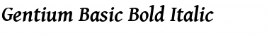 Gentium Basic Bold Italic