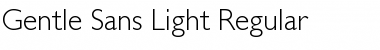Download Gentle Sans Light Font