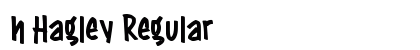 h Hagley Regular Font Preview h Hagley Regular Font Preview