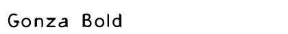 Gonza Bold Font Gonza Bold Font Preview