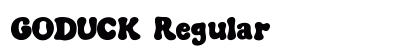 GODUCK Regular Font GODUCK Regular Font Preview
