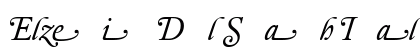 Elzevir Dtl Swash Italic Regular Font Elzevir Dtl Swash Italic Regular Font Preview