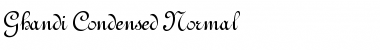 Ghandi Condensed Normal Font