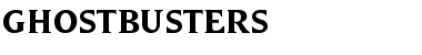 Ghostbusters Regular Font