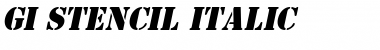 Download GI Stencil Font