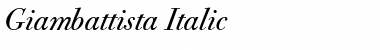 Giambattista Italic