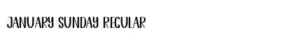 January Sunday Regular (OpenType) Font Preview January Sunday Regular (OpenType) Font Preview