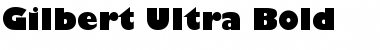 Download Gilbert Ultra Bold Font