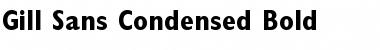 Download Gill Sans Condensed Font