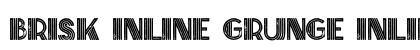 Brisk Inline Grunge Inline Grunge Font Brisk Inline Grunge Inline Grunge Font Preview