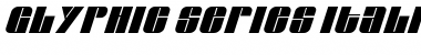 Glyphic Series Italic Font