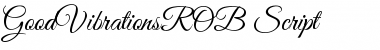 GoodVibrationsROB Script Font