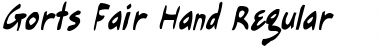 Download Gort's Fair Hand Regular Font