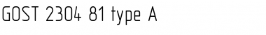 Download GOST type A Font