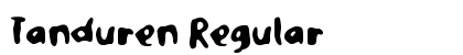 Tanduren Regular Font Preview Tanduren Regular Font Preview