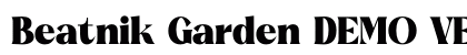 Beatnik Garden DEMO VERSION Regular Font Beatnik Garden DEMO VERSION Regular Font Preview