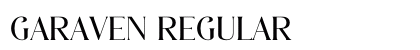 GARAVEN Regular Font GARAVEN Regular Font Preview