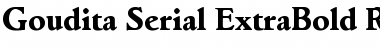 Goudita-Serial-ExtraBold Regular Font