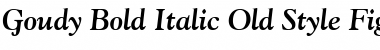 Goudy SC Bold Italic Font
