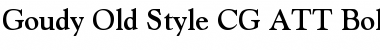 Goudy Old Style CG ATT Bold Font