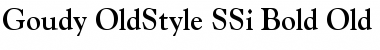 Download Goudy OldStyle SSi Font