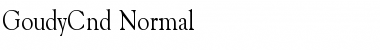 Download GoudyCnd-Normal Font