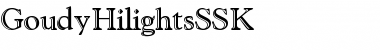 Download GoudyHilightsSSK Font