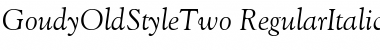 Download GoudyOldStyleTwo Font