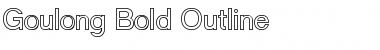 Goulong Bold Outline Regular Font
